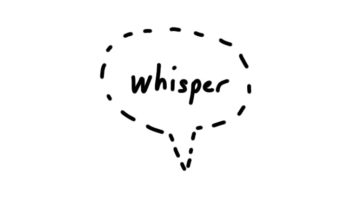 whisper style text emotion